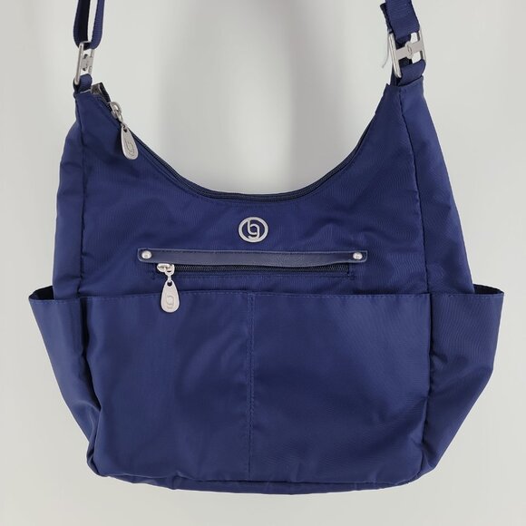 Baggallini Nylon Crossbody Shoulder Bag – Navy – RFID Security – Lightweight - Picture 4 of 7